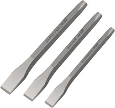 3-Piece Heavy Duty All Purpose Cold Chisels Kit, 3/8, 1/2, 5/8 in, for Carpentry picture