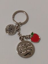 Thanks for Helping Young Minds Grow Teacher Charms Keychain picture