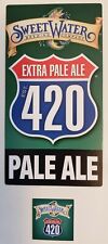 Sweetwater Brewing Company 420 Tap Handle Sticker Set Craft Beer Brewery Type A picture