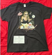 Authentic Mariah Carey McDonalds T-Shirt Tee Limited Edition Black - New - Large picture