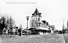 Street View Post Office Amityville Long Island New York NY Reprint Postcard picture