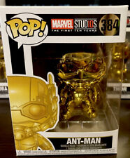 Funko Pop ANT-MAN Gold Chome Vinyl Figure Marvel Studios picture