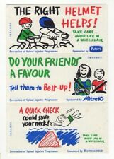 Australian Stickers 1980s/1990s. Spinal Injuries Programme, Mitre 10, Peters picture
