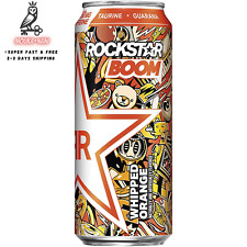 Rockstar Energy Drink Boom Whipped Orange, 16 Fl Oz (Pack of 12) picture