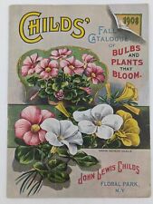 1908 CHILDS' Fall Catalogue (Vintage Orig.) John Lewis Childs - Floral Park, NY picture
