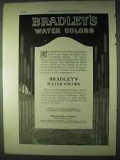 1922 Bradley's Water Colors Ad picture