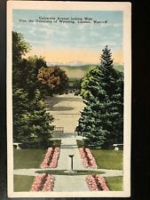 Vintage Postcard 1915-1930 University Ave. University of Wyoming Laramie Wyoming picture