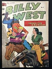 Billy West #5 Good Girl Bondage Cover 1950 Golden Age Western 1st Print Good/VG picture