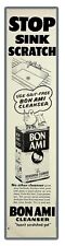 Bon Ami1954 STOP SINK SCRATCH Vintage Print Ad picture