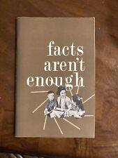Facts Aren’t Enough Booklet In Great Shape picture