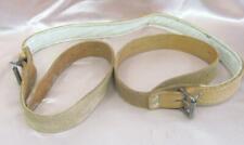 WWII FIRST AID MEDIC STRETCHER RESTRAINING LEATHER BELT picture