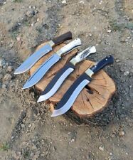 WILD CUSTOM HANDMADE 13 INCHES LONG IN HIGH GRADE STEEL HUNTING 4 BOWIE KNIVES picture
