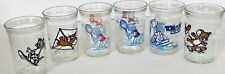 Welch’s Tom Jerry Jelly Glass Set 6 Surf Skate Movie Kite Tennis 1990 1991 93 90 picture