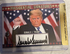 Donald Trump Presidential Signatures Card POTUS 45th President Limited Edition picture