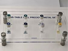 POR-TABLE FULL PRECIOUS METAL SET inc Rhodium Iridium Gold Osmium Palladium Pt + picture