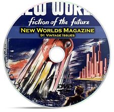 New Worlds, 91 Classic Pulp Magazine, Golden Age Science Fiction DVD CD C63 picture