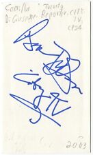 Camilla Di Giuseppe Signed 3x5 Index Card Autographed Canadian TV News Anchor picture