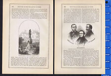 Discovery of the Use of Ether as Anesthetic -Morton, Wells, Jackson- 1881 Prints picture