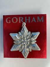 2013 Gorham STERLING Silver 44th Annual Edition Snowflake Ornament RARE Year picture