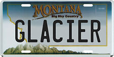 Glacier National Park Montana Aluminum License Plate picture