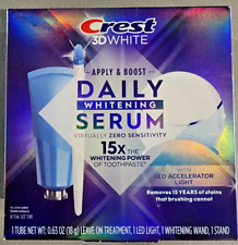 Crest Whitening Emulsions one .63 oz tube, LED Accelerator Light, 1 Wand & Stand picture