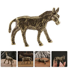 Farm Animal Ornament Standing Donkey Model Animal Cognitive Model picture