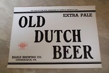 Vintage Eagle Brewing Old Dutch IRTP Beer Label Catasauqua, PA picture