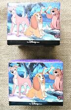 2 New Vintage 1990s Disney Store Lady And The Tramp Coffee Mugs In Boxes picture