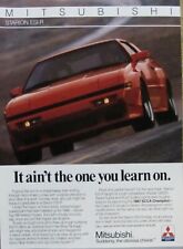 1988 Mitsubishi Starion Print Ad picture