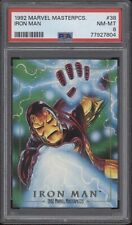 Iron Man 1992 Skybox Marvel Masterpieces #38 PSA 8 picture