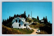 Owls Head ME-Maine, Owls Head Lighthouse, Antique, Vintage c1973 Postcard picture