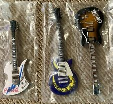 Rare Coca cola collectible Miniature Guitars. (3) Total Including a Les Paul. picture