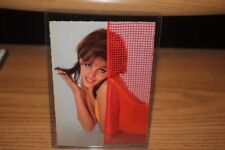 1960's Kreuger German  Sexy Claudia Cardinale  Deckle Edge Postcard picture