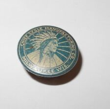 Vintage 1890's Chief Cycle Milwaukee WI Bicycle Cycle Advertising Lapel Stud Pin picture