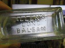 Cincinnati, O. Allen's Lung Balsam medicine bottle J.N. Harris & Co. OHIO OH picture