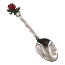 Vintage The Butchart Gardens Victoria Canada Souvenir Spoon Collectible Red Rose picture