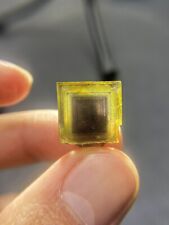 TOP！6.8g exquisite multi-layer purple window yellow cubic fluorite crystal，China picture