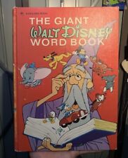 Vintage The Giant Walt Disney Word Book, Hard Back 1972 picture