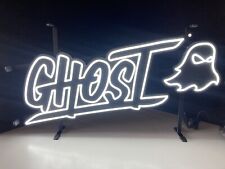 🔥NIB Ghost Energy Drink Liquor Store Led Sign Bar Light Not Neon Mancave White picture
