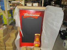 RARE COLLECTOR'S, BUDWEISER A FRAME CHALKBOARD 3 1/2 FEET BY 2 FEET 2009 NEW picture