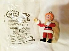 santa Claus is coming to town christmas ornament kris kringle 3 in tall plastic picture