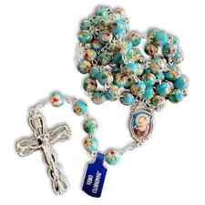 St Father Pio Blessed Rosary with encased Relic of Padre Pio picture