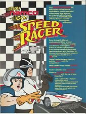 Speed Racer Arcade Game 1995 Flyer Anime Mach Five Racer X Namco picture