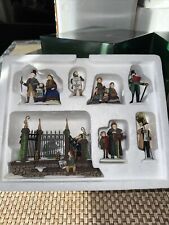 Dept 56 A Christmas Carol Reading by Charles Dickens Set of 7 #24321/42500  picture
