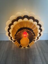 VINTAGE DON FEATHERSTONE UNION 1995 BLOW MOLD TURKEY THANKSGIVING USA 19.5” picture