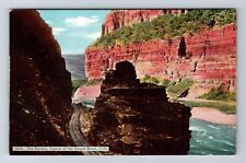 Canon Of The Grand River CO-Colorado, The Portals, Railroad Vintage Postcard picture