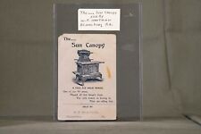 Advertising Postcard Sun Canopy Six Hole Range Cast Iron Oven Bloomsburg PA picture