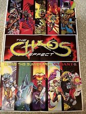 THE CHAOS EFFECT - Promotional Poster with Bob Layton art - Valiant Comics 1994  picture