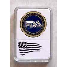 FOOD AND DRUG ADMINISTRATION (FDA) Challenge Coin With Case picture
