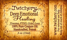 DEEP EMOTIONAL HEALING OIL, PTSD, Trauma, Grief, Loss Wicca, FROM TWICHERY picture
